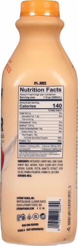 Lifeway® Peach Probiotic Low Fat Kefir Drink Perspective: right
