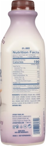 Lifeway® Organic Coconut Honey Kefir Cultured Whole Milk Perspective: right