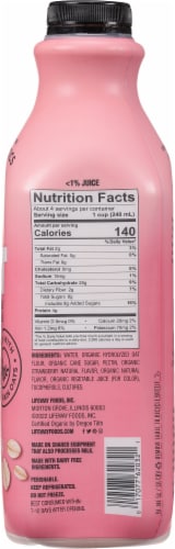Lifeway® Dairy-Free Strawberry Vanilla Cultured Oat Milk Perspective: right