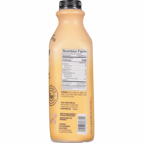 Lifeway® Oat Organic Dairy-Free Vanilla Cultured Oat Milk Perspective: right