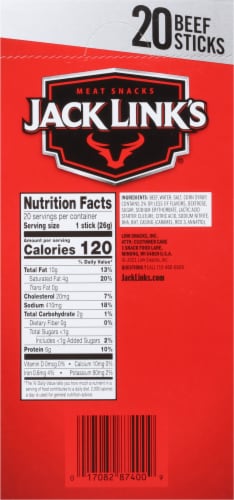 Jack Link's® Original Beef Sticks Perspective: right