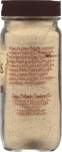 Spice Islands Ground White Pepper, Kosher Perspective: right