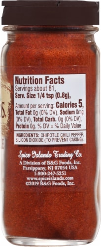 Spice Islands Ground Chipotle Chile, Kosher Perspective: right