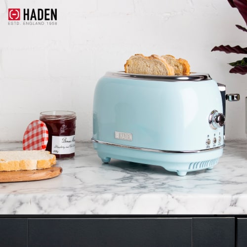Haden Heritage 2-Slice Wide Slot Toaster - Turquoise Perspective: right