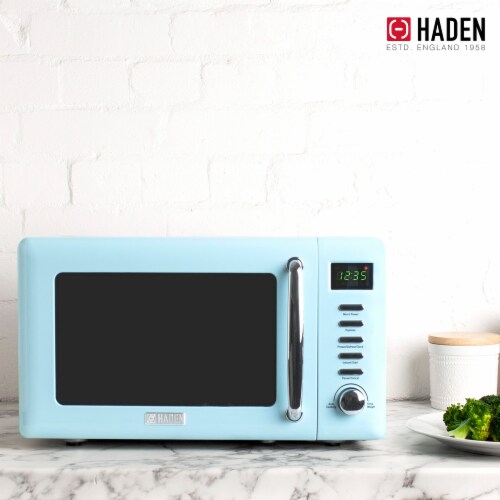 Haden Heritage 700-Watt Microwave - Turquoise Perspective: right