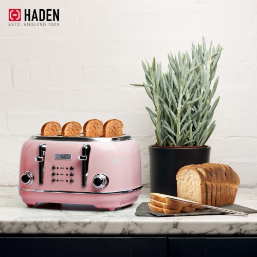 Haden Heritage 4-Slice Toaster - English Rose Perspective: right