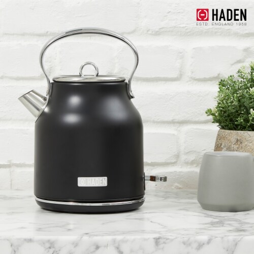 Haden Heritage 1.7 Liter Stainless Steel Body Electric Kettle with