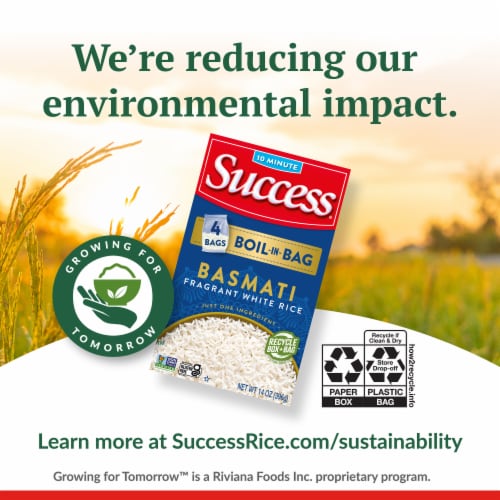 Success Boil-in-Bag White Basmati Rice Perspective: right