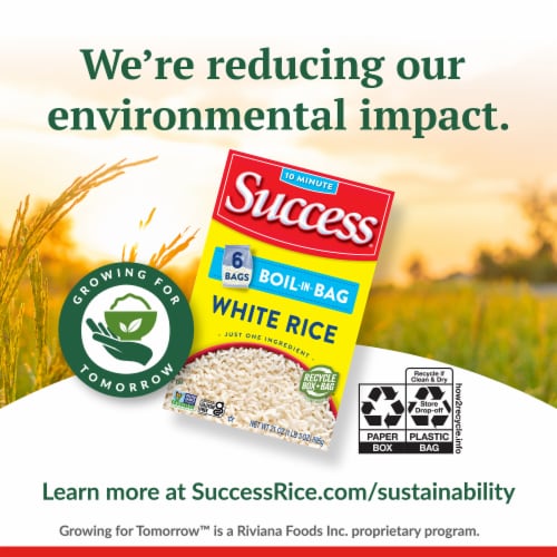Success Boil-in-Bag White Rice Perspective: right