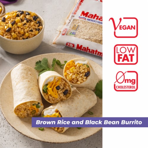 Mahatma Gluten-Free Whole Grain Brown Rice Perspective: right