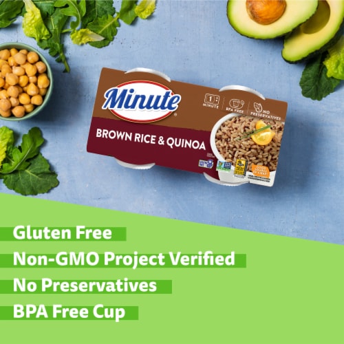 Minute® Gluten-Free Ready to Serve Brown Rice & Quinoa Perspective: right