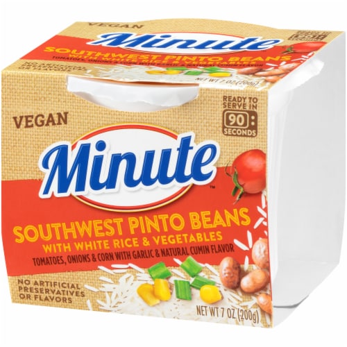 Minute™ Southwest Pinto Beans with White Rice & Vegetables Perspective: right