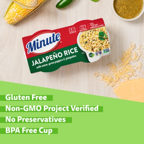 Minute® Ready to Serve Mild Jalapeno Rice Perspective: right