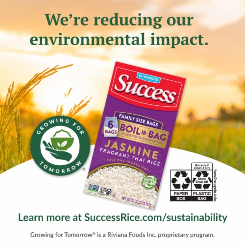 Success Boil-in-Bag Thai Jasmine Rice Perspective: right