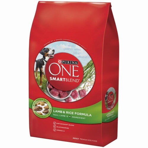Purina ONE Lamb & Rice Dog Food Perspective: right