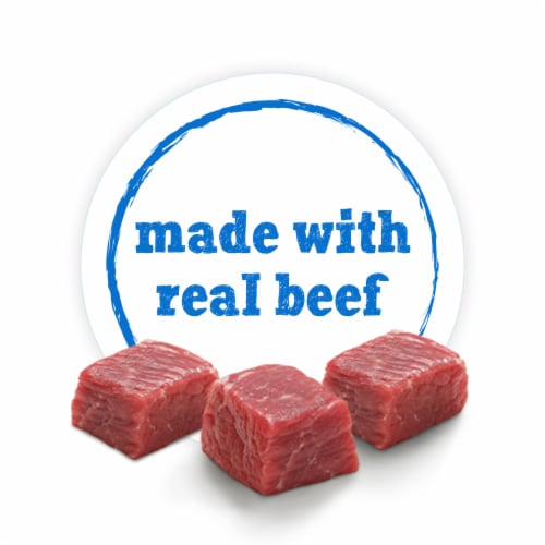 Purina Beneful IncrediBites with Real Beef Small Breed Wet Dog Food Perspective: right