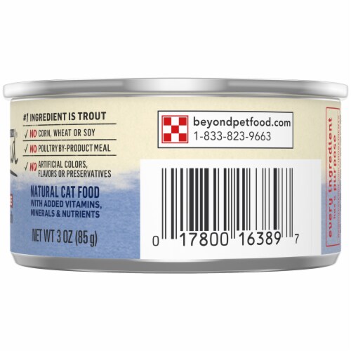 Purina® Beyond® Grain Free Trout & Catfish Recipe Pate Wet Cat Food Perspective: right