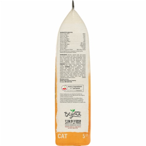 Beyond® Simply Grain Free White Meat Chicken & Egg Recipe Dry Cat Food Perspective: right
