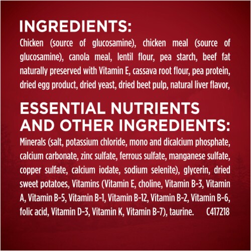 Purina ONE SmartBlend True Instinct Grain Free with Real Chicken Natural Dry Adult Dog Food Perspective: right