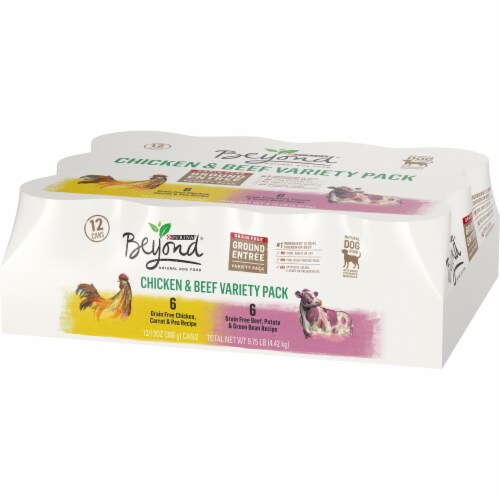 Purina Beyond Grain Free Chicken & Beef Wet Dog Food Perspective: right