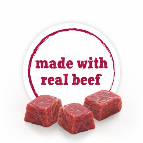 Purina Beneful Small Breed Wet Dog Food, Incredibites Pate With Real Beef Recipe Perspective: right