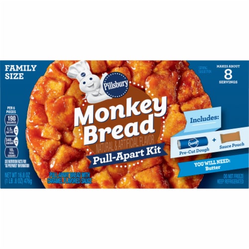Pillsbury™ Monkey Bread Dough and Sauce Pull Apart Kit Perspective: right