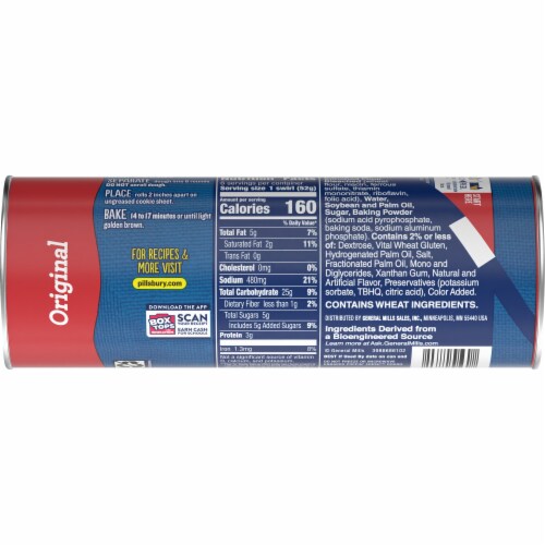 Pillsbury Original Dinner Roll Style Swirls Perspective: right