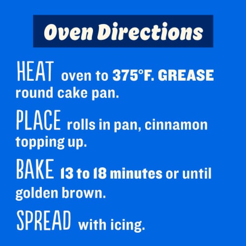 Pillsbury™ Cinnamon Rolls Refrigerated Pastry Dough with Cream Cheese Icing Perspective: right