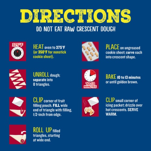 Pillsbury Cherry Filled Crescent Rolls Perspective: right