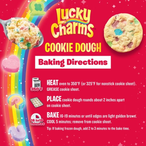 Pillsbury Ready to Bake! Limited Edition Lucky Charms Cookie Dough Perspective: right