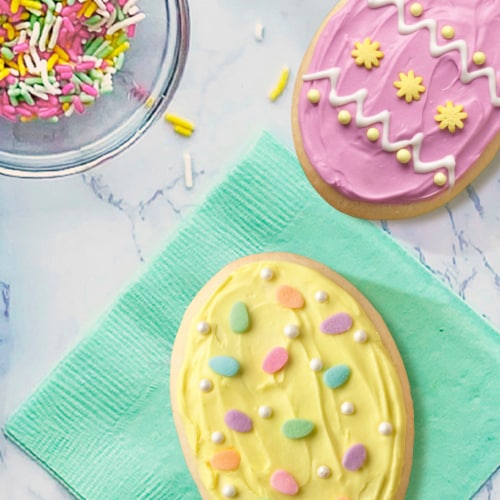 Pillsbury Ready To Bake Easter Egg Cutout Sugar Cookies Perspective: right