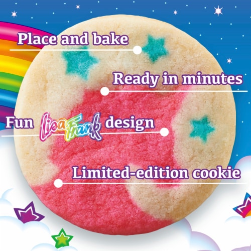 Pillsbury Lisa Frank Unicorn Shape Spring Edition Cookie Dough Perspective: right