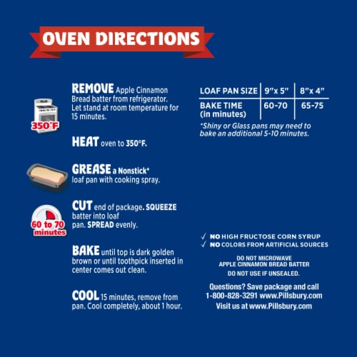 Pillsbury Cut and Squeeze Apple Cinnamon Bread Batter Perspective: right
