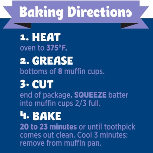 Pillsbury Cut and Squeeze Blueberry Muffin Batter Perspective: right