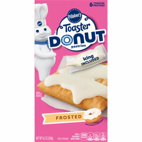 Pillsbury Frosted Toaster Donut Pastries 6 Count, 9.5 OZ Perspective: right