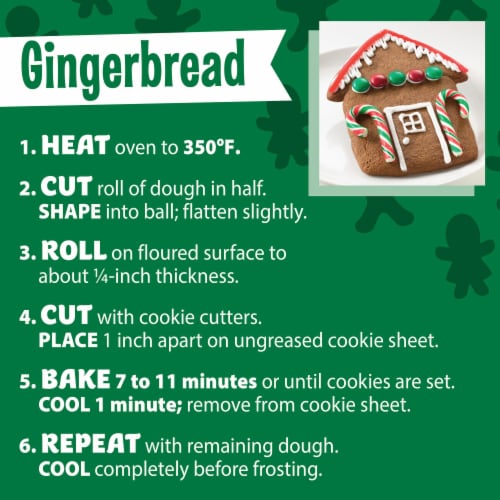 Pillsbury Ready to Bake Limited Edition Gingerbread Cookie Dough Perspective: right