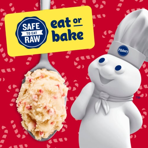 Pillsbury Ready to Bake Limited Edition Candy Cane Sugar Cookie Dough Perspective: right