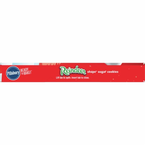 PPillsbury Ready to Bake Reindeer Shaped Sugar Cookie Dough Perspective: right