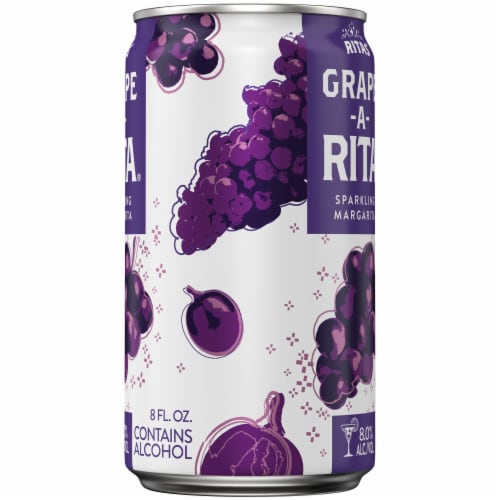 Ritas™ Grape-A-Rita Sparkling Margarita Malt Beverage Perspective: right
