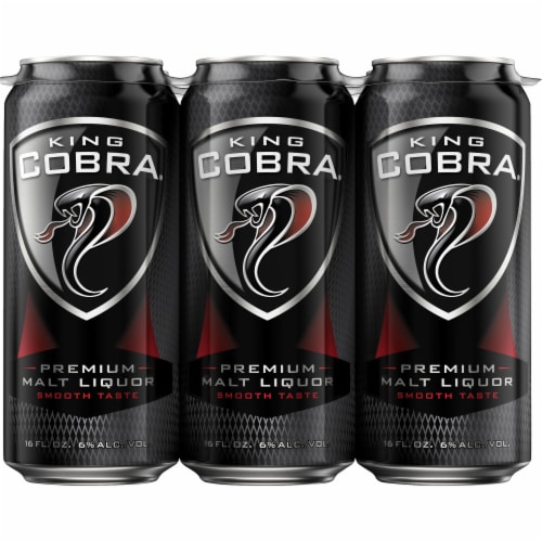 King Cobra Premium Malt Liquor Perspective: right
