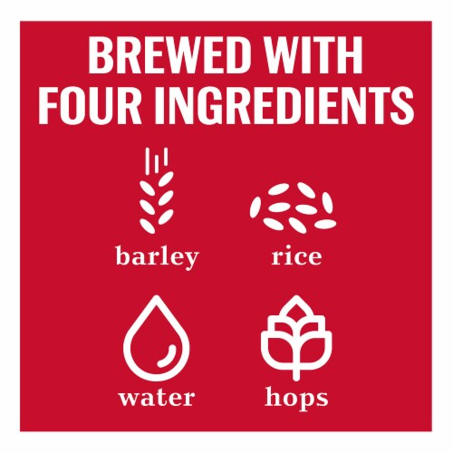 Budweiser® American Lager Perspective: right