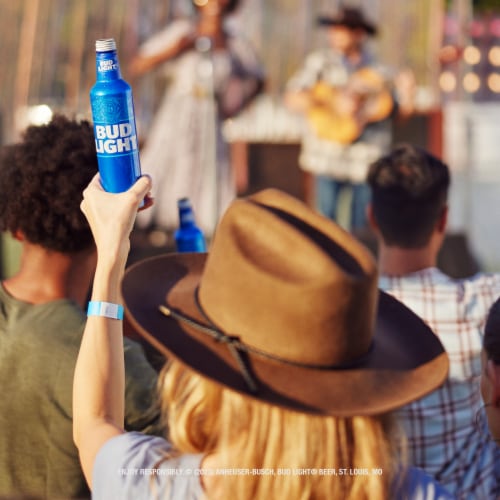 Bud Light American Lager Beer Perspective: right
