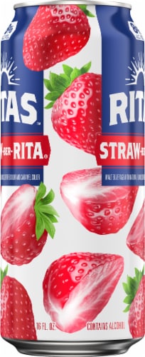 Ritas™ Straw-Ber-Rita™ Sparkling Margarita Flavored Hard Beverage Perspective: right