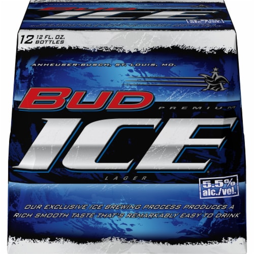 Bud Ice Beer Perspective: right