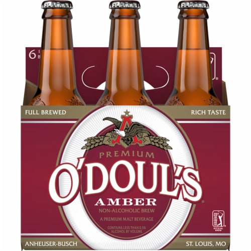 O'Doul's Premium Amber Non-Alcoholic Beer Perspective: right