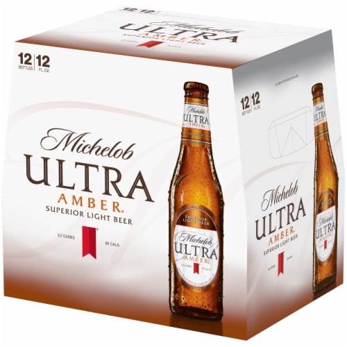 Michelob Ultra Amber Beer Perspective: right