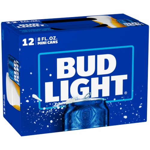 Bud Light Minis Lager Beer Perspective: right