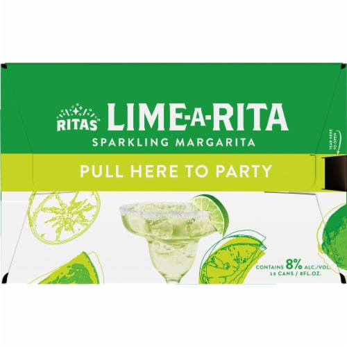Ritas™ Lime-A-Rita Sparkling Margarita Flavored Malt Beverage Perspective: right