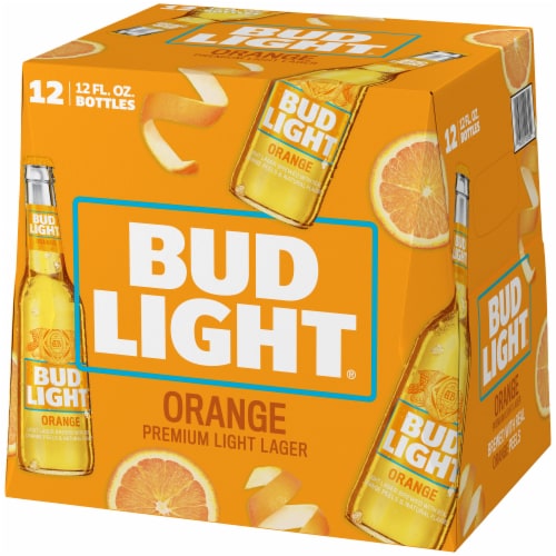 Bud Light Orange Beer Perspective: right