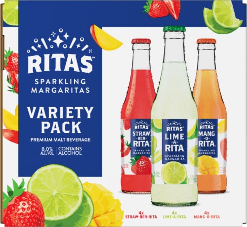 Ritas Variety Pack Sparkling Margaritas Perspective: right